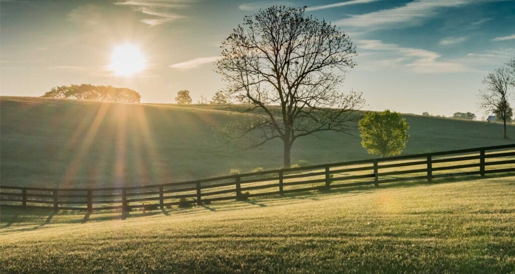 How to build a fence on a hill