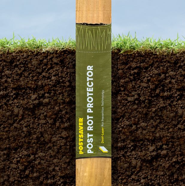 Fence Post Rot Protector Sleeves Postsaver ProWrap