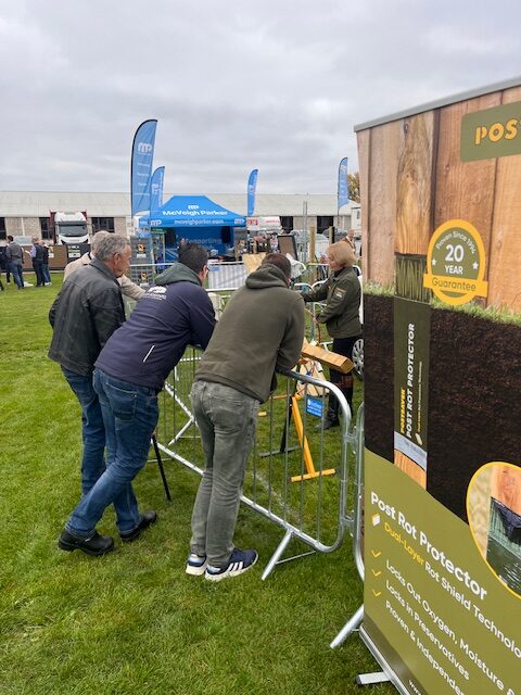 Postsaver in the demonstration area at FenceX