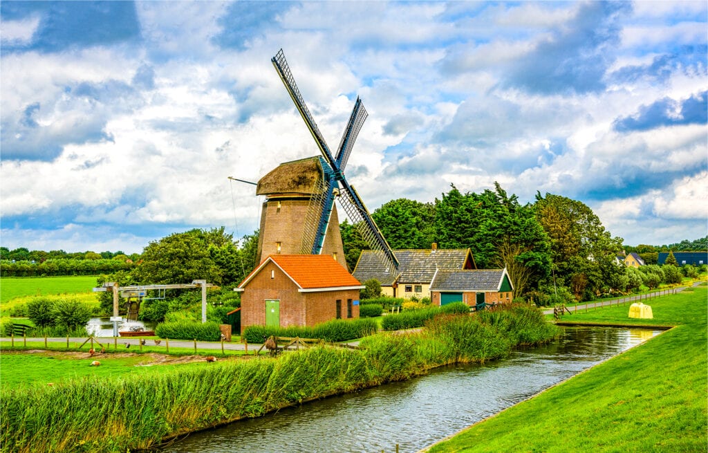 Tradition Dutch windmill