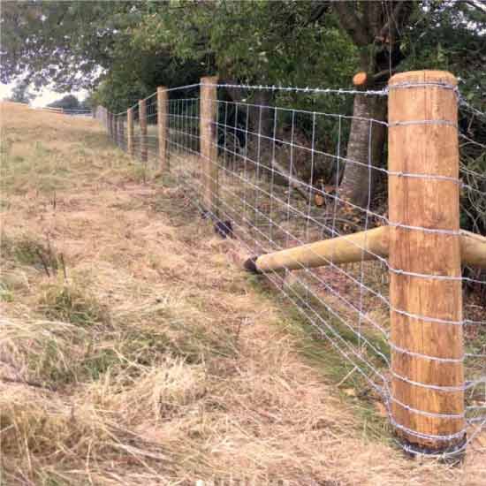 Postsaver Sleeves used in farm fencing