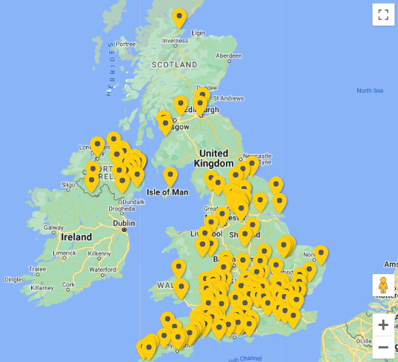 Postsaver Stockist Map